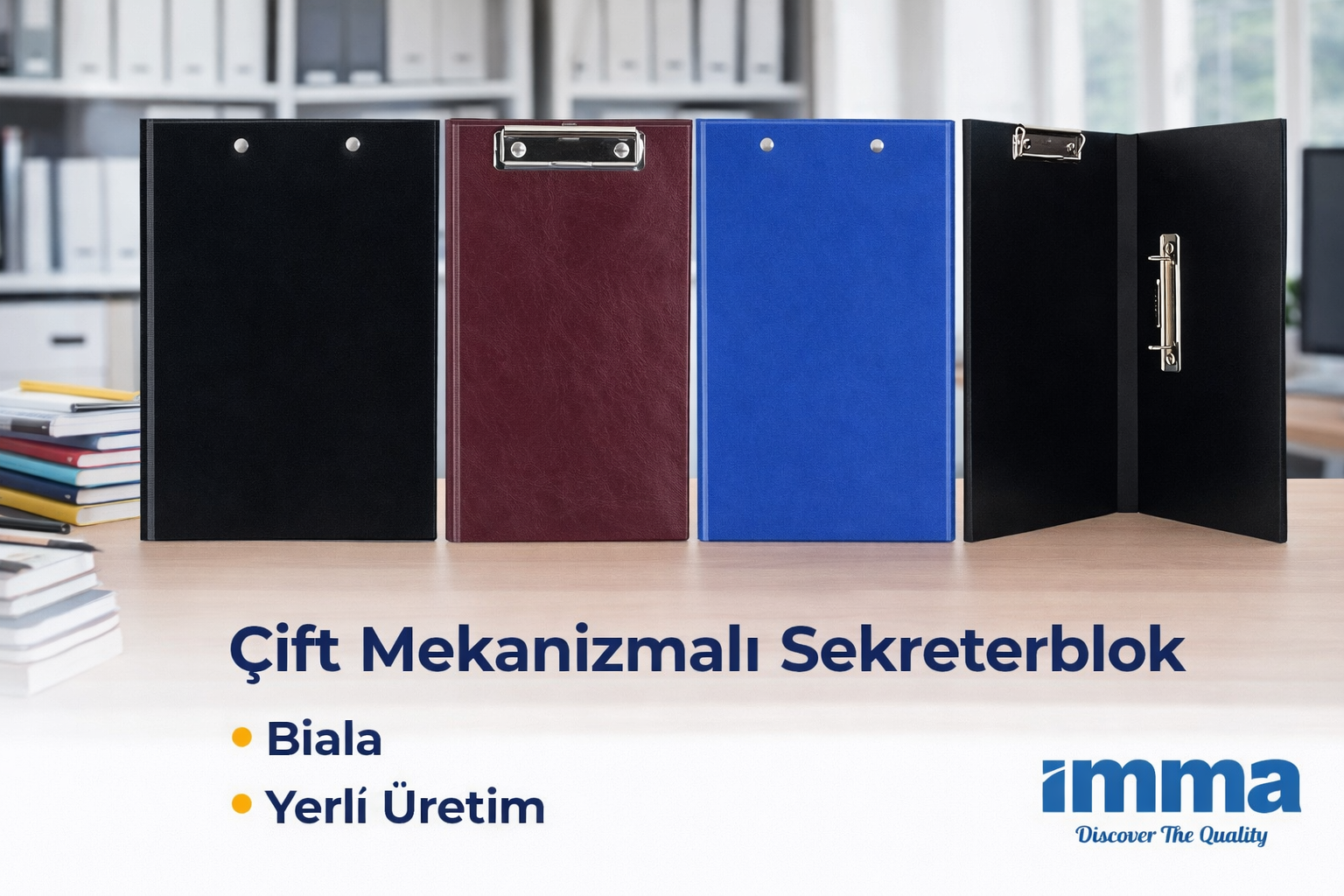 ÇİFT MEKANİZMALI SEKRETER BLOK BİALA